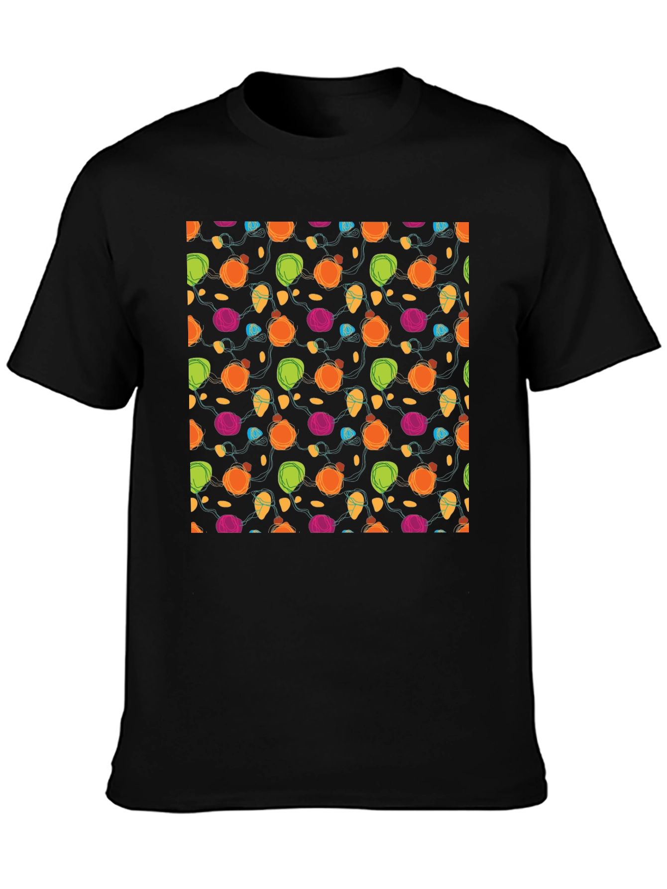 Festive Lights Patterned T-Shirt