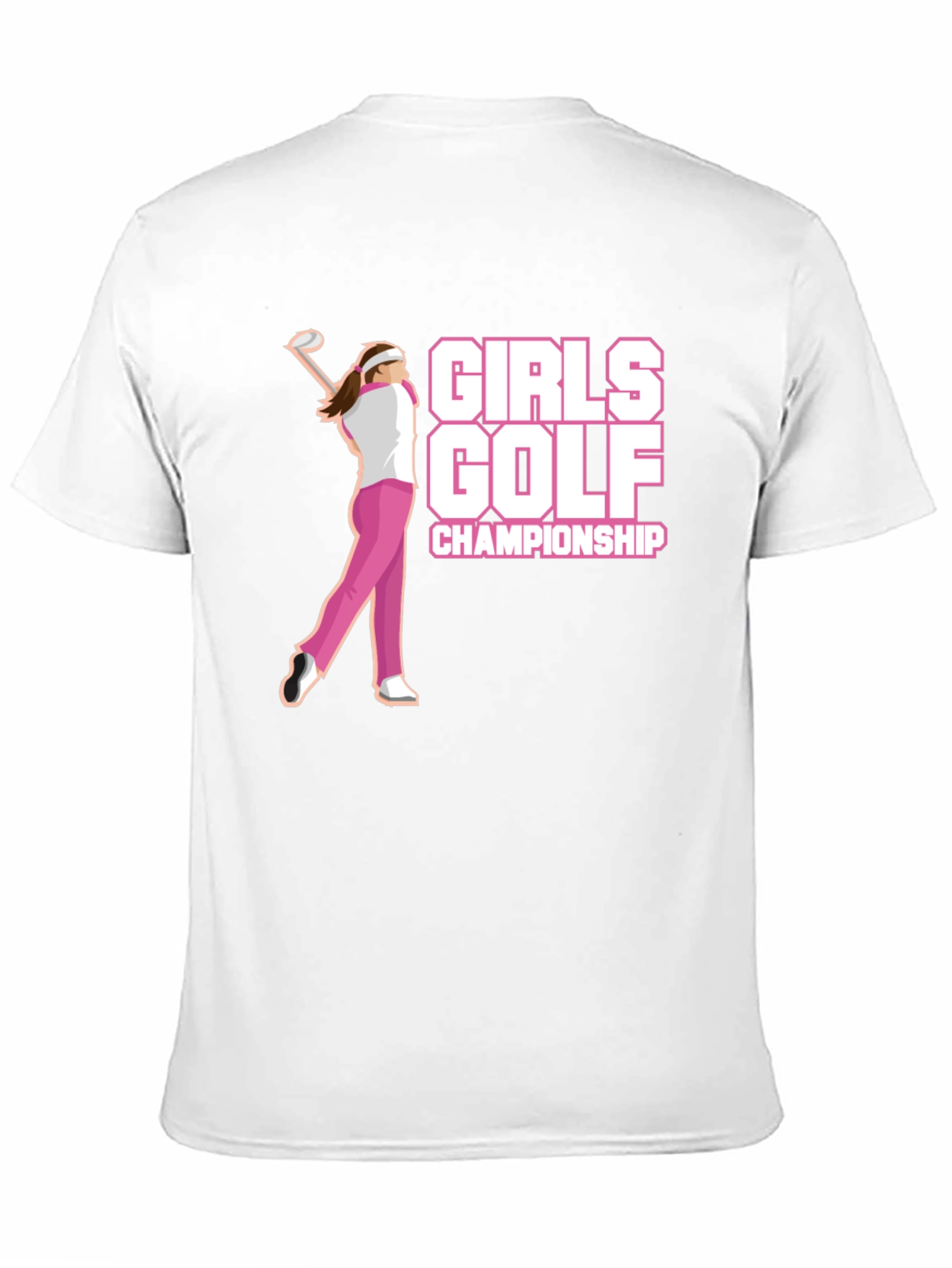 Girls Golf Championship Graphic T-Shirt