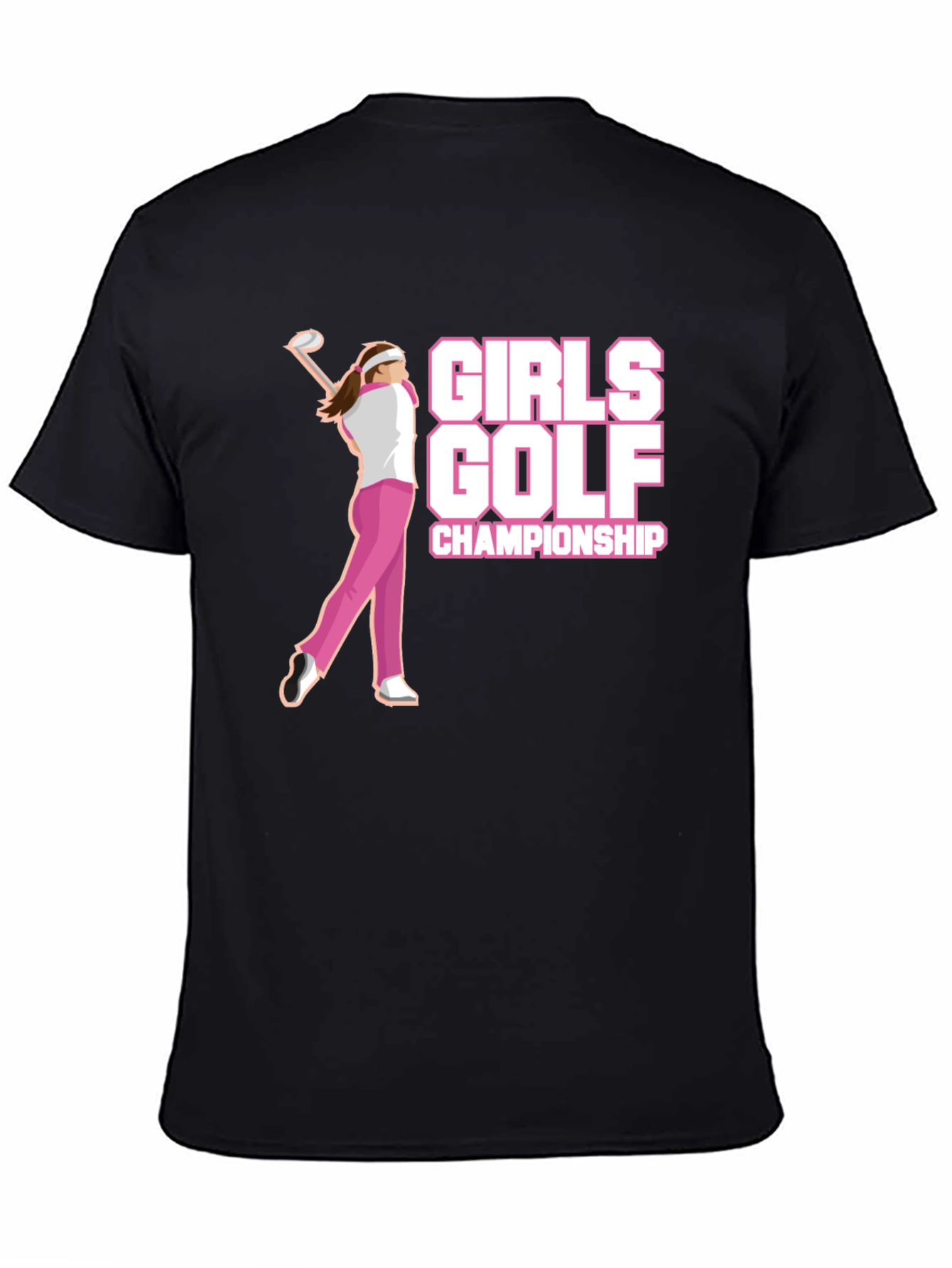 Girls Golf Championship Graphic T-Shirt