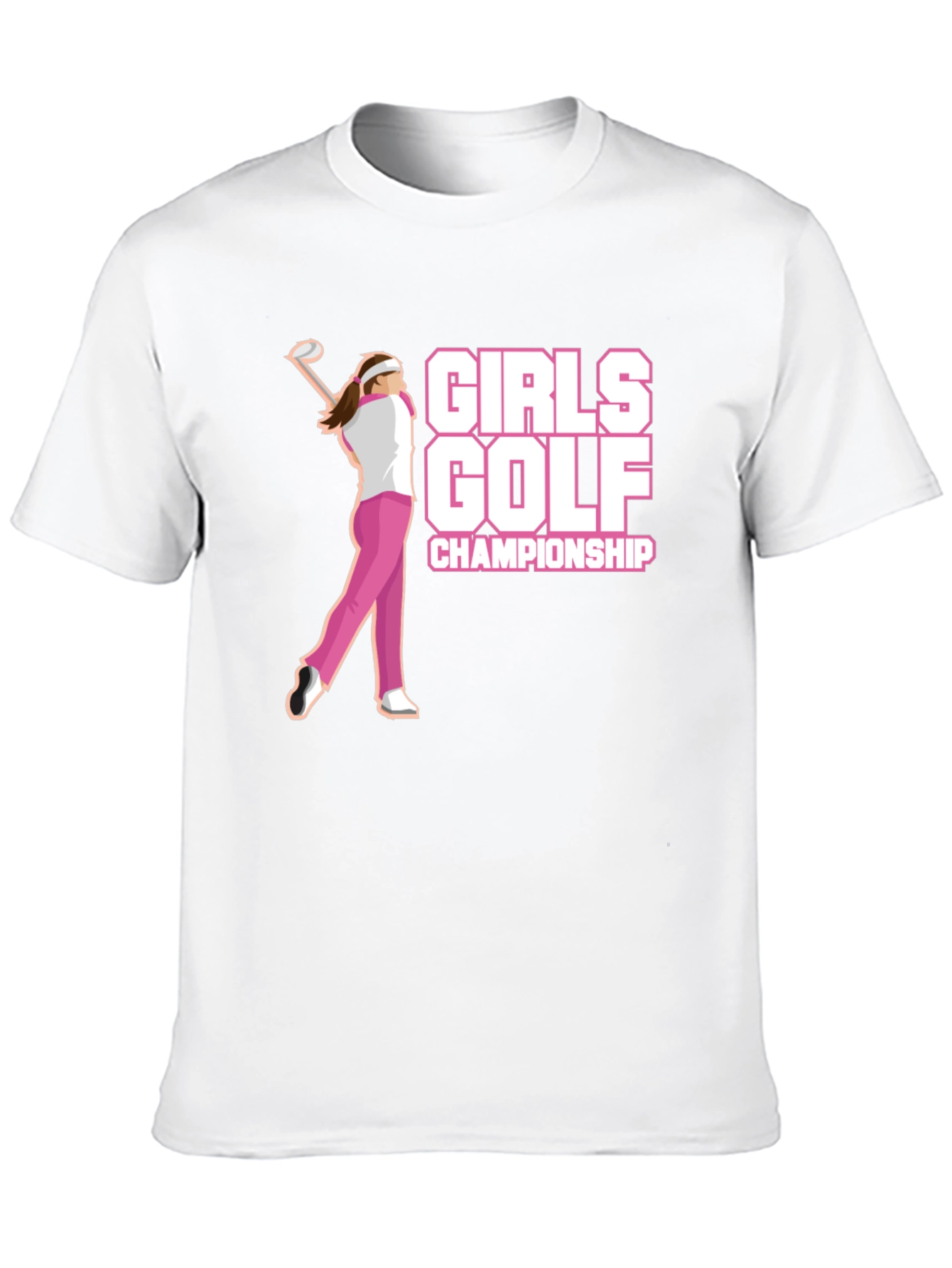 Girls Golf Championship Graphic T-Shirt
