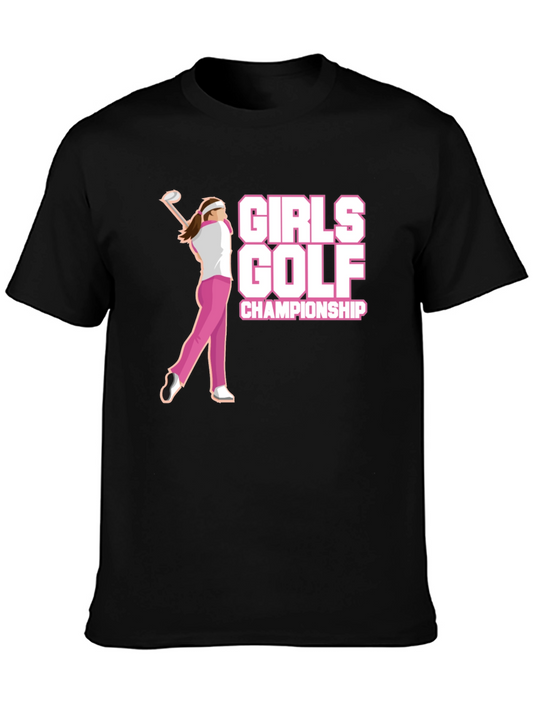 Girls Golf Championship Graphic T-Shirt