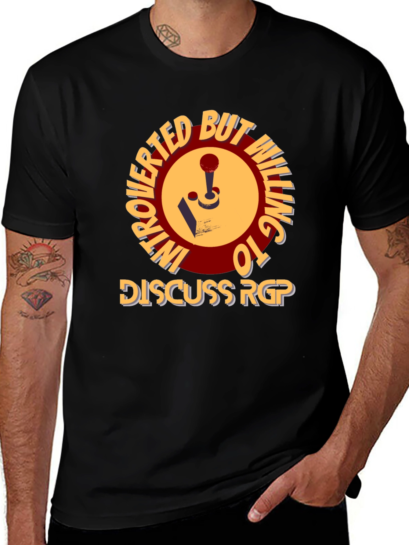 Introverted But Willing To Discuss RPG T-Shirt