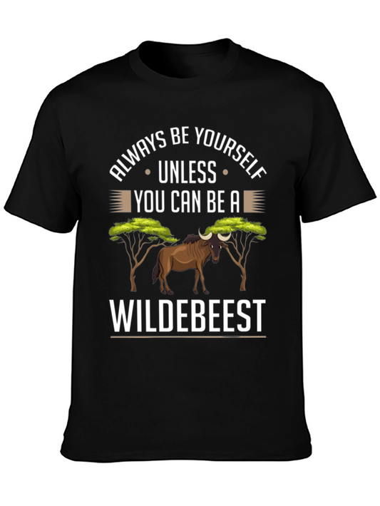 Wildebeest Graphic T-Shirt - Always Be Yourself