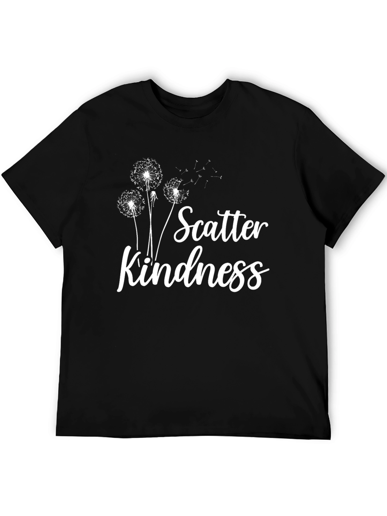 Scatter Kindness Graphic Tee - Black T-Shirt