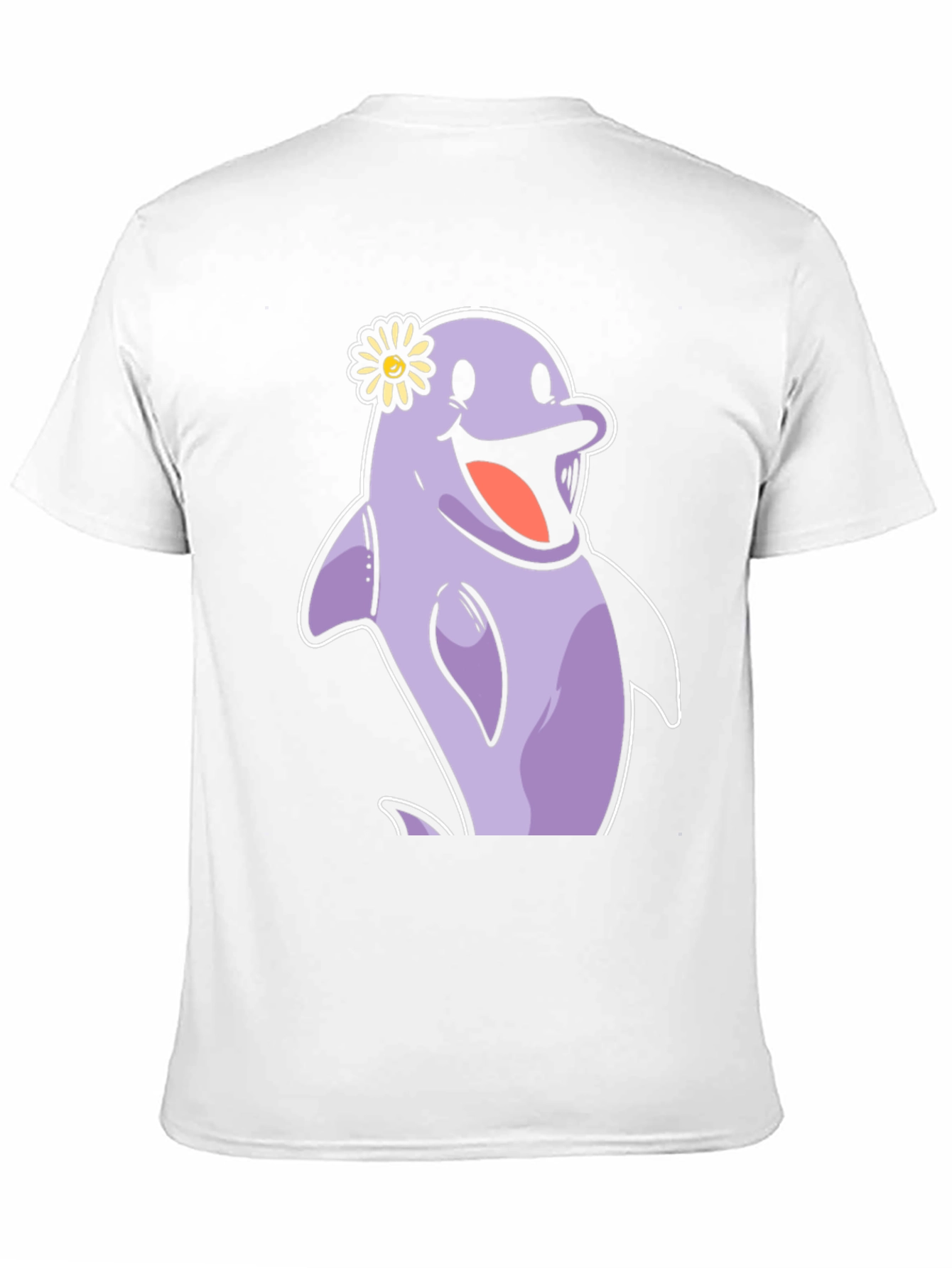 Cheerful Dolphin T-Shirt - Fun Graphic Tee