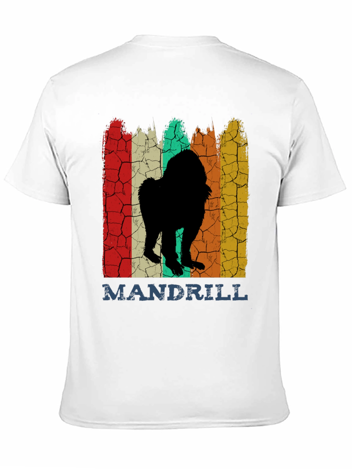 Mandrill Retro Graphic T-Shirt - Classic Crew Neck Tee