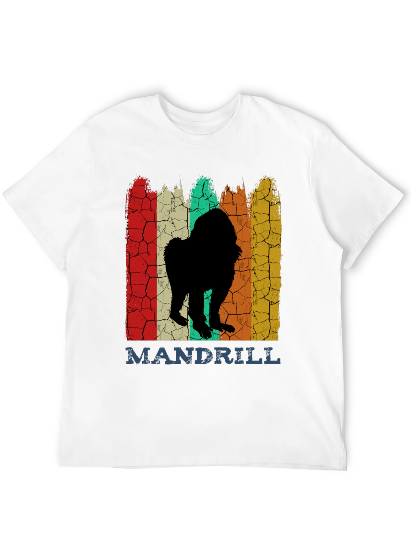 Mandrill Retro Graphic T-Shirt - Classic Crew Neck Tee