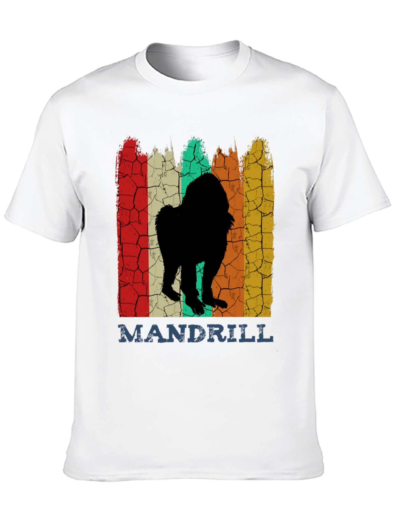 Mandrill Retro Graphic T-Shirt - Classic Crew Neck Tee