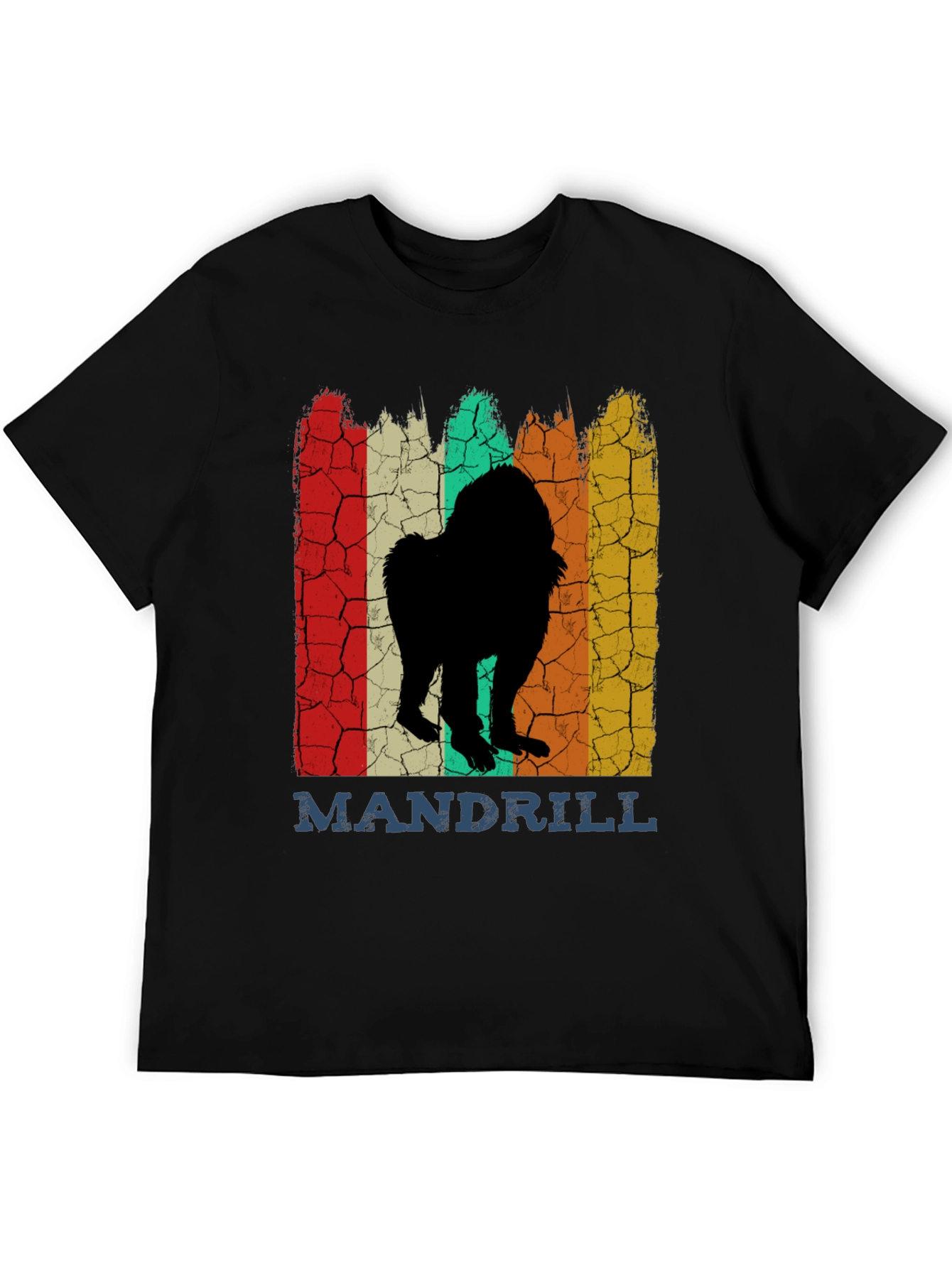 Mandrill Retro Graphic T-Shirt - Classic Crew Neck Tee