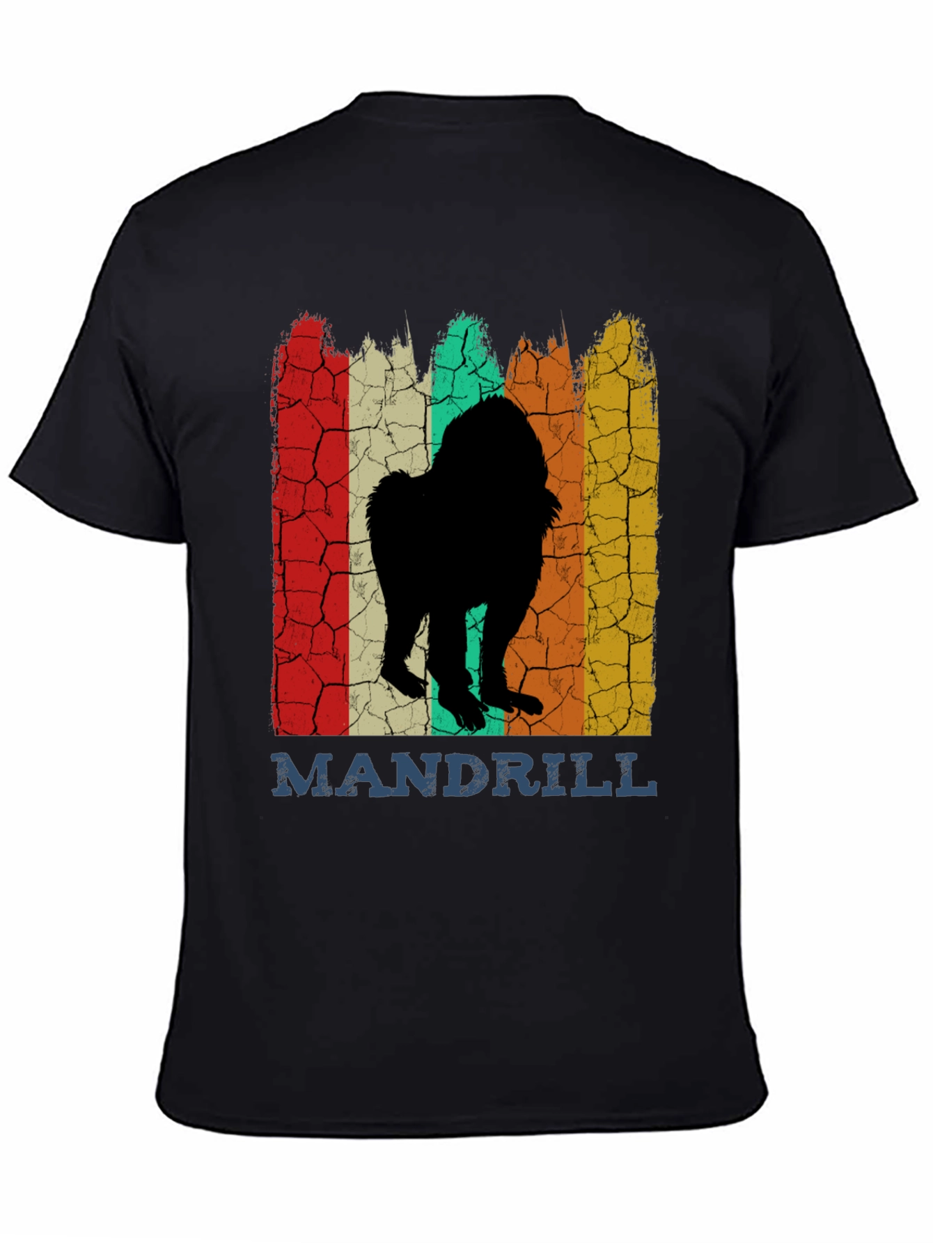 Mandrill Retro Graphic T-Shirt - Classic Crew Neck Tee