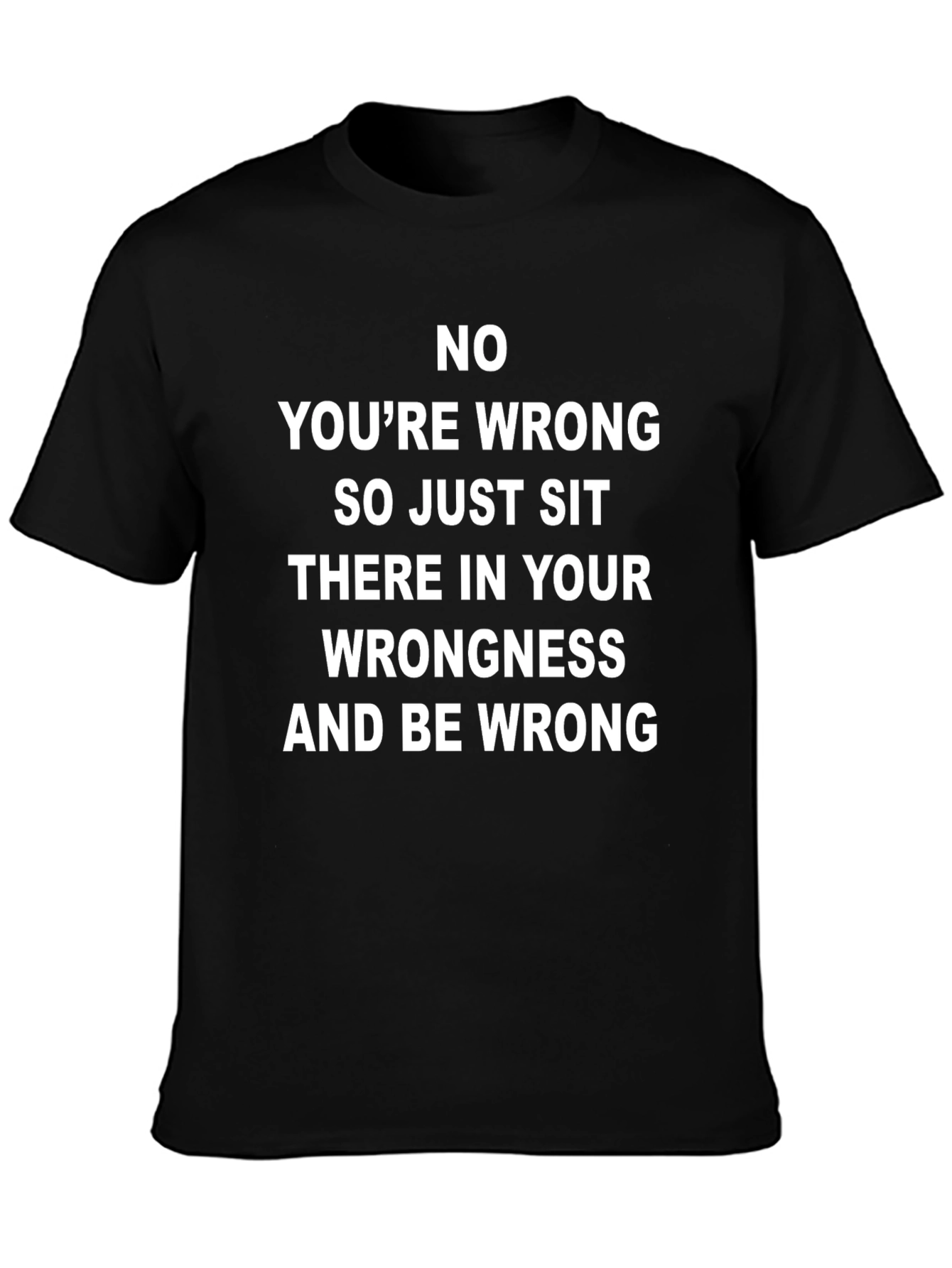 Funny Youre Wrong Graphic T-Shirt