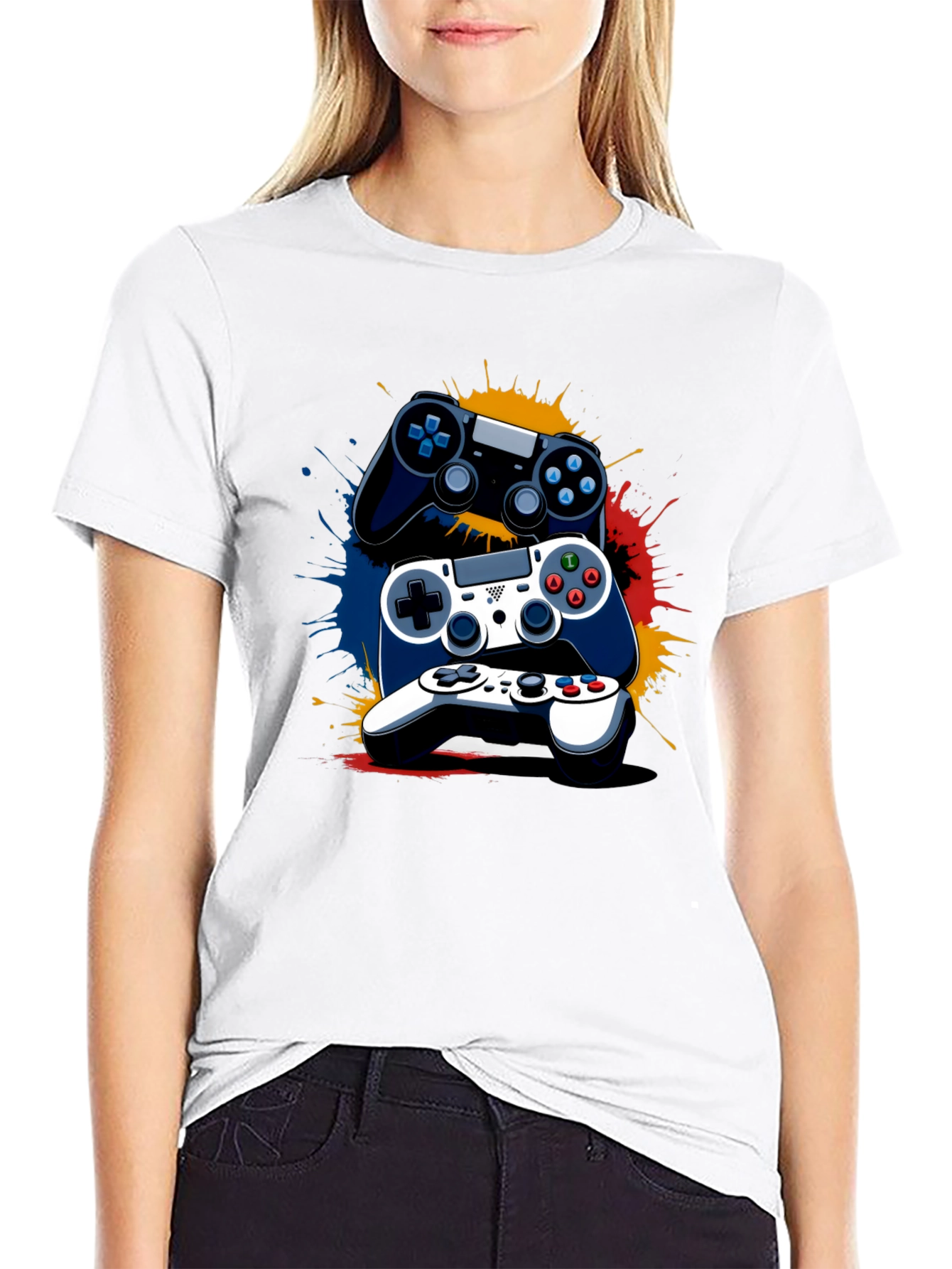 Stacked Controller Graphic Tee