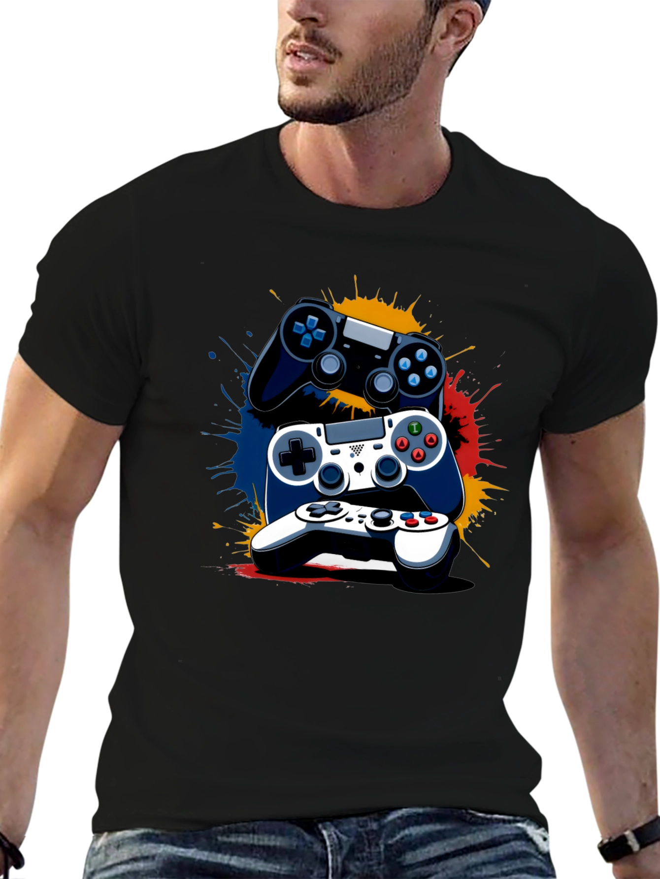 Stacked Controller Graphic Tee