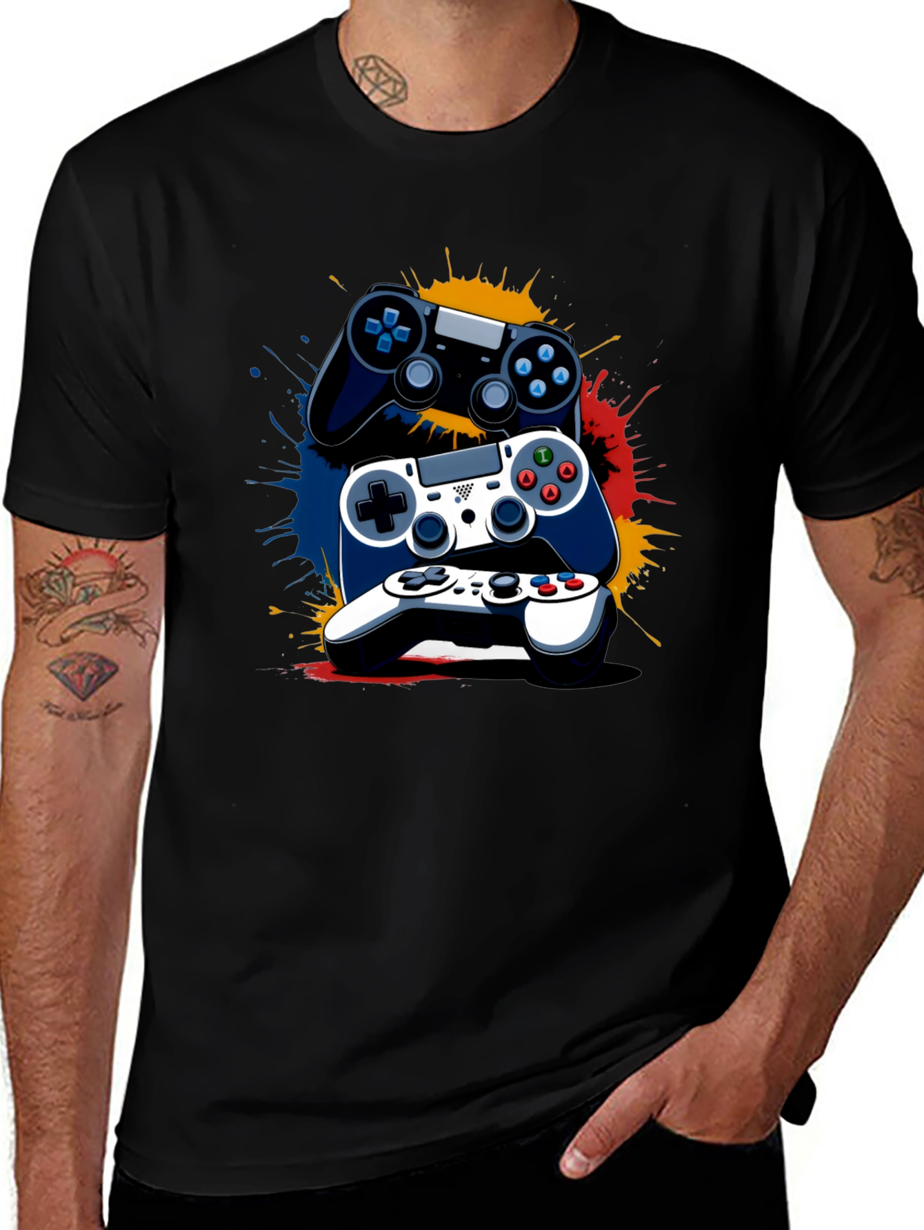 Stacked Controller Graphic Tee