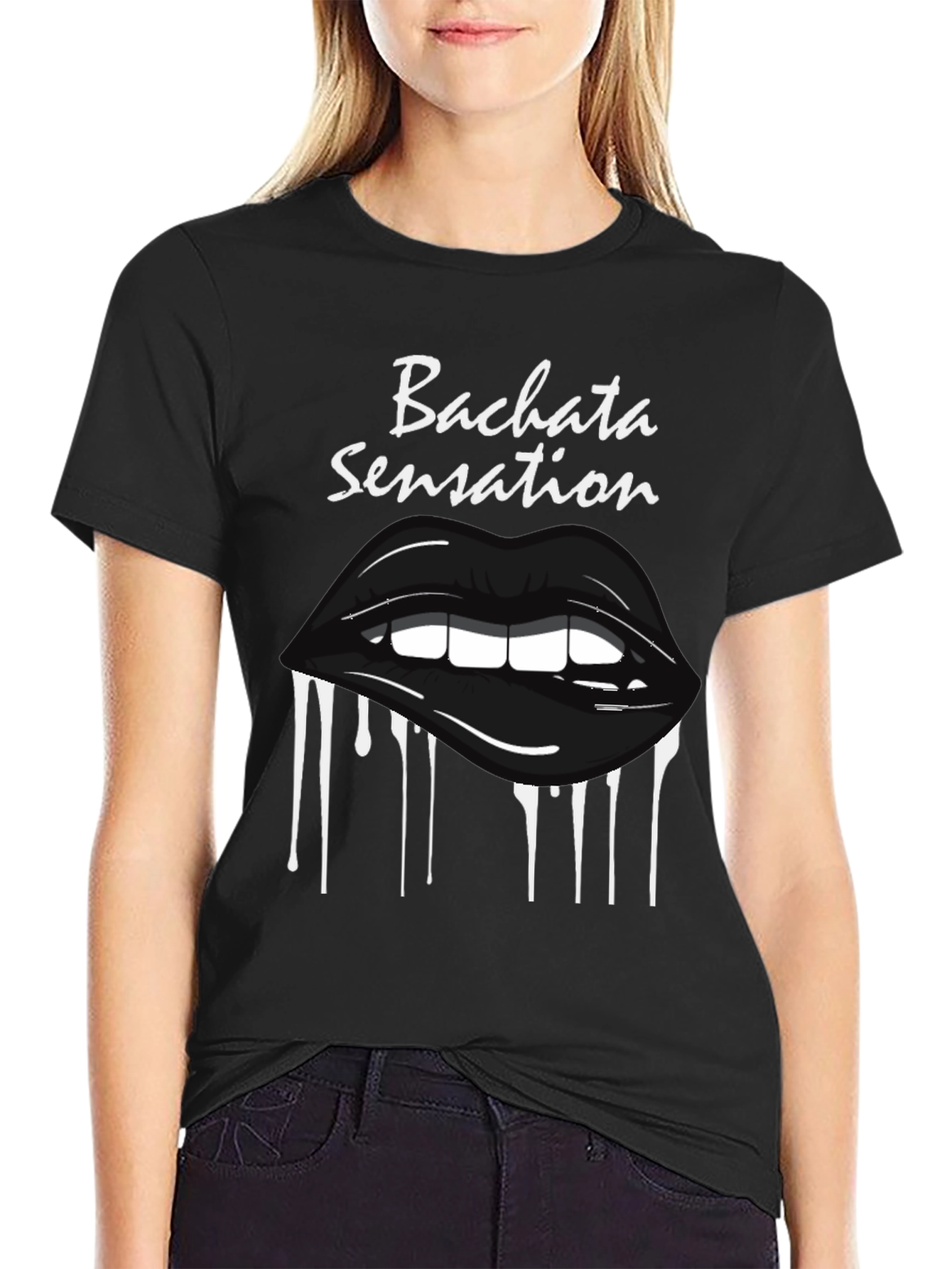 Bachata Sensation Lips Graphic T-Shirt