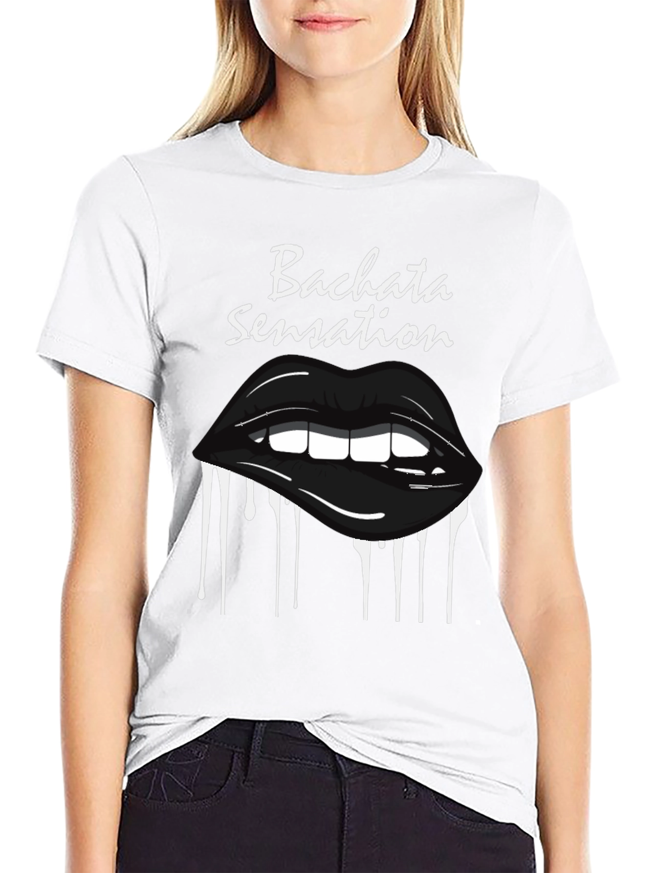 Bachata Sensation Lips Graphic T-Shirt