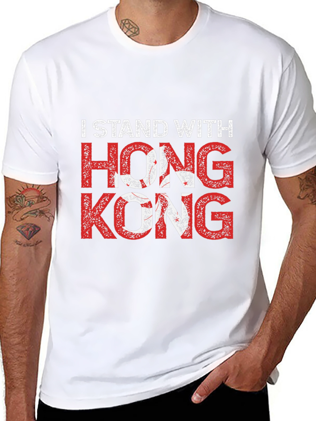 I Stand With Hong Kong T-Shirt Protest Support