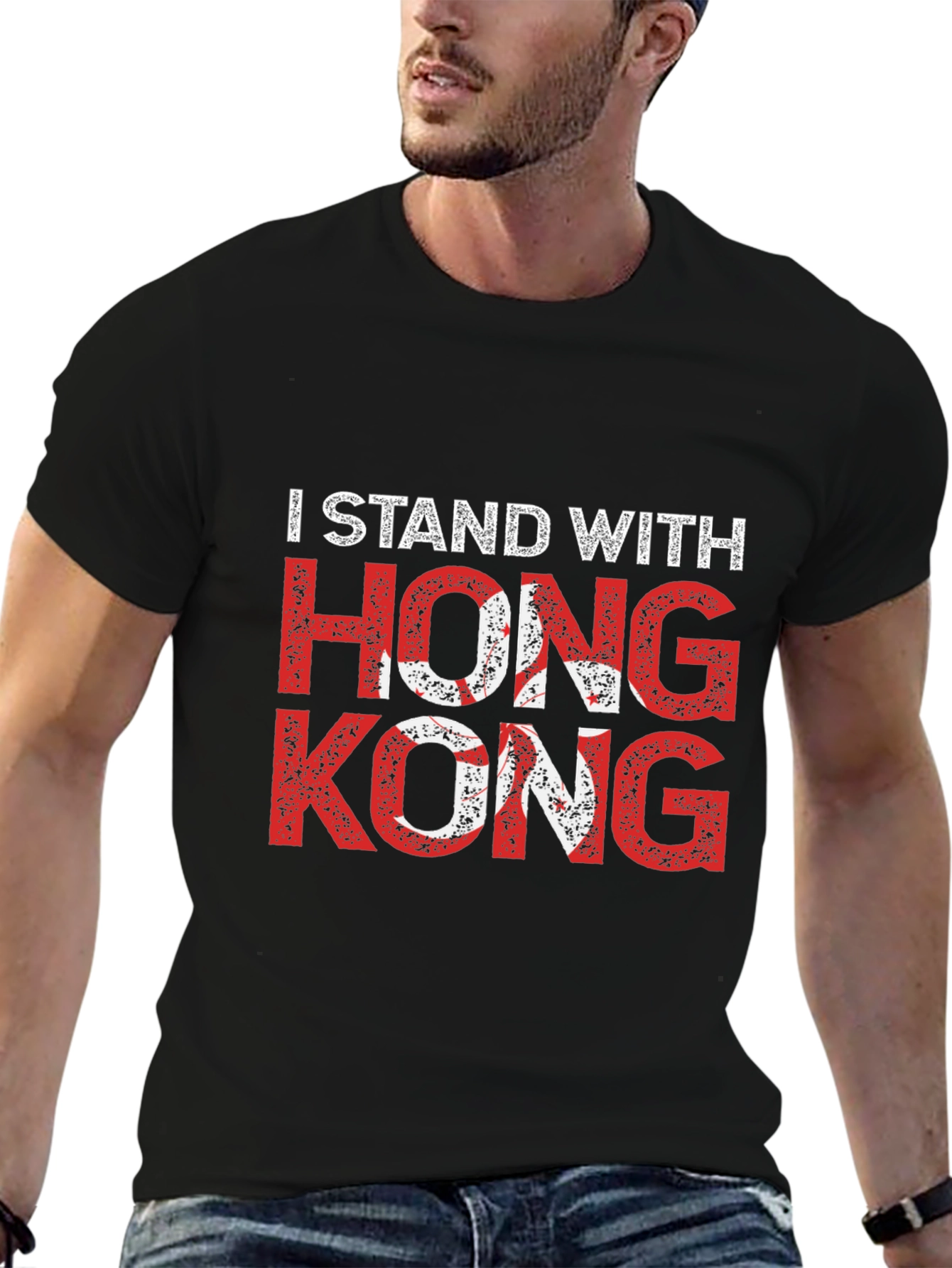 I Stand With Hong Kong T-Shirt Protest Support