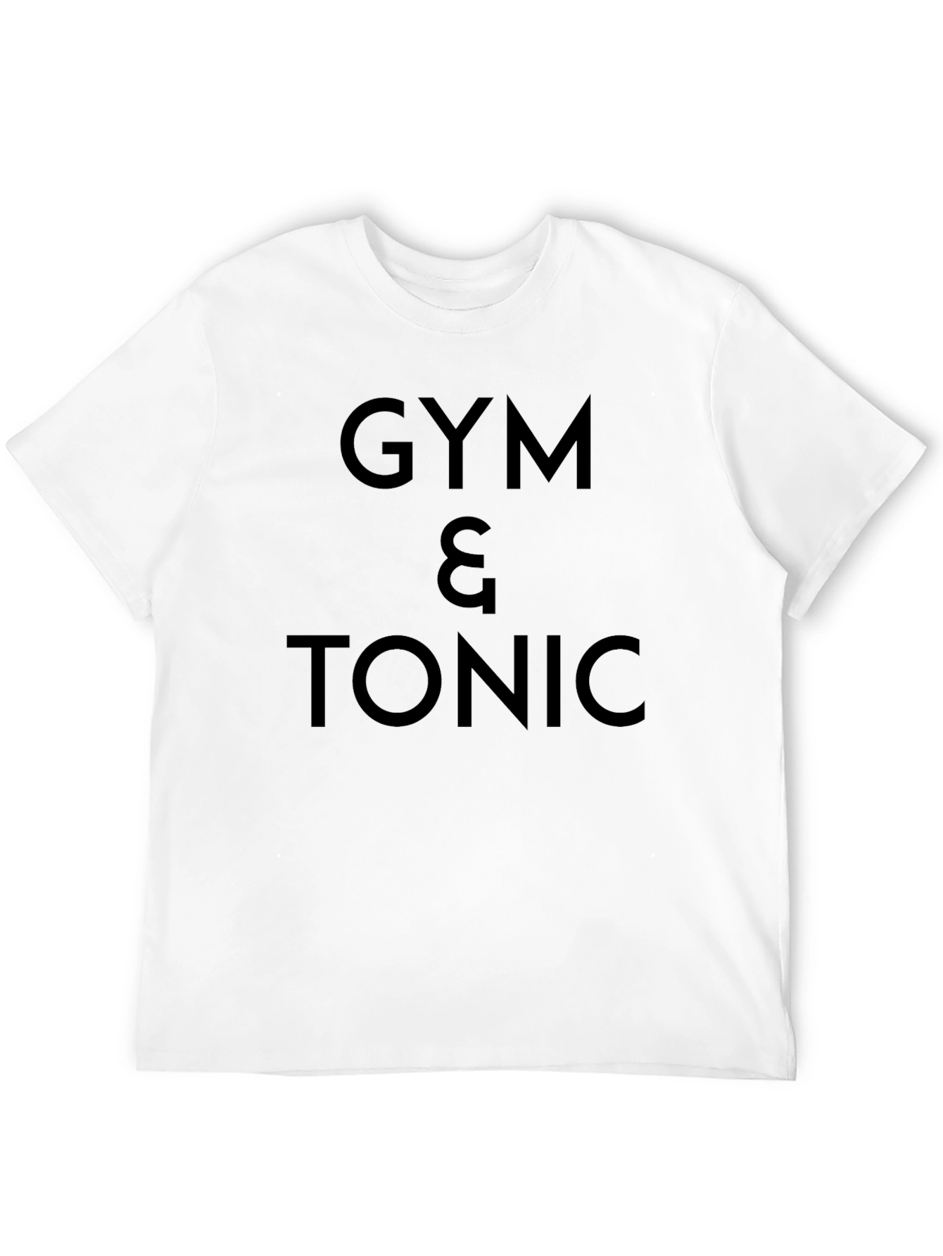 Gym & Tonic Black Graphic T-Shirt