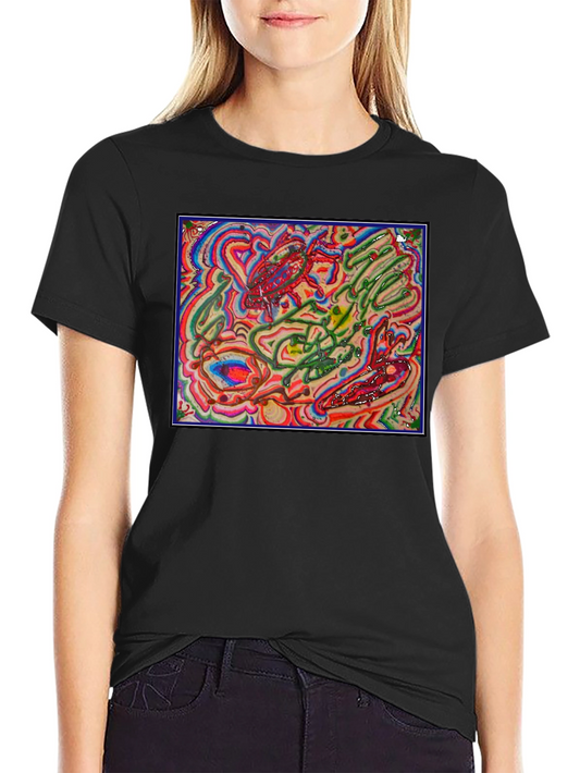 Abstract Art Graphic Tee - Unique Design Comfortable Fit