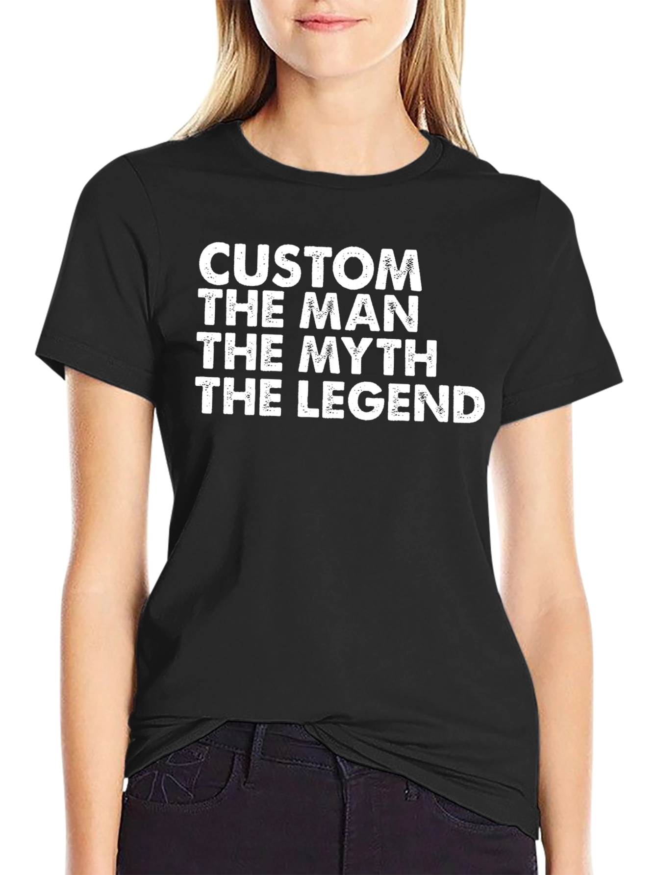 Custom Man Myth Legend Graphic Tee