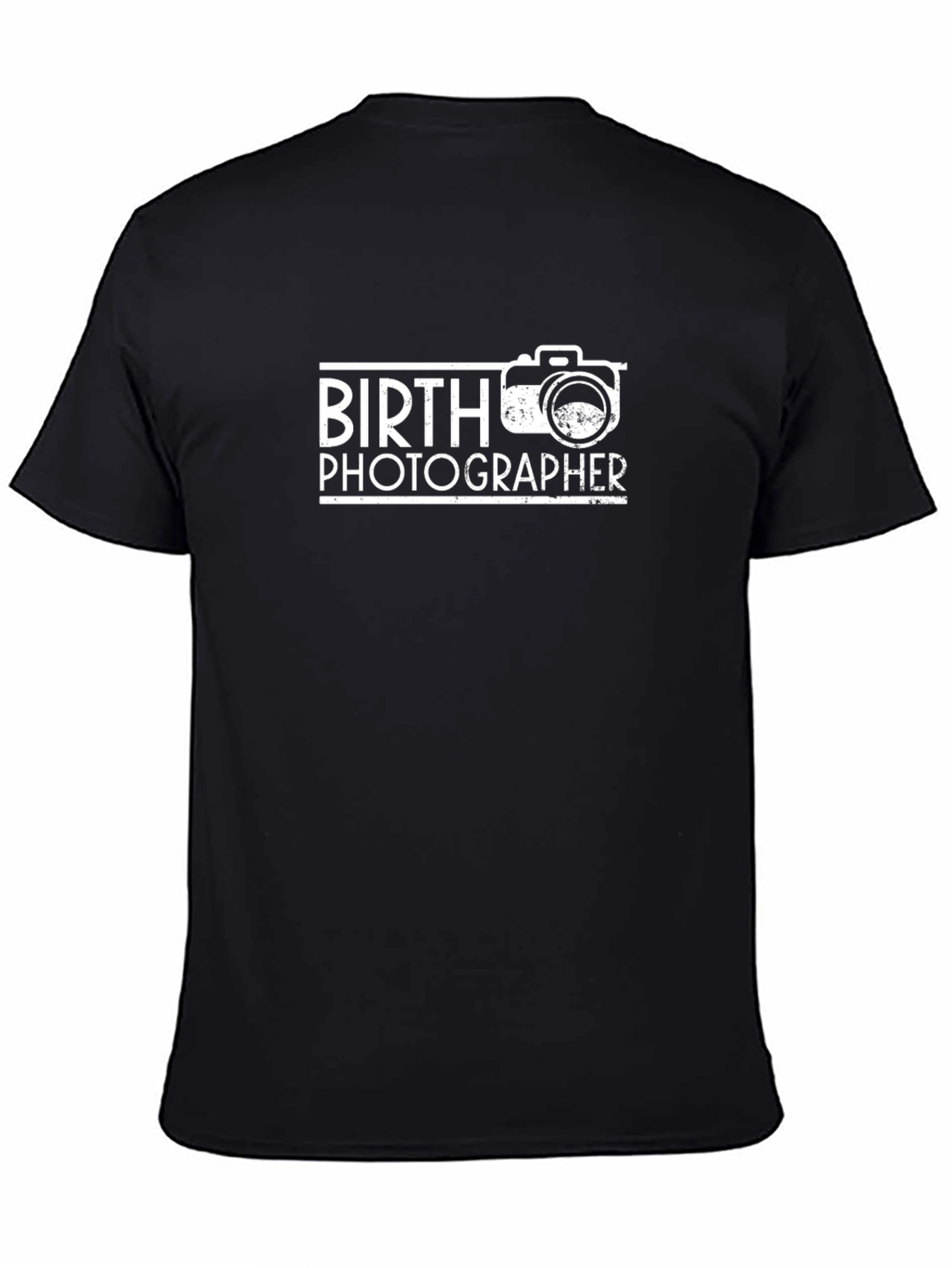 Birth Photographer Graphic Tee - Black