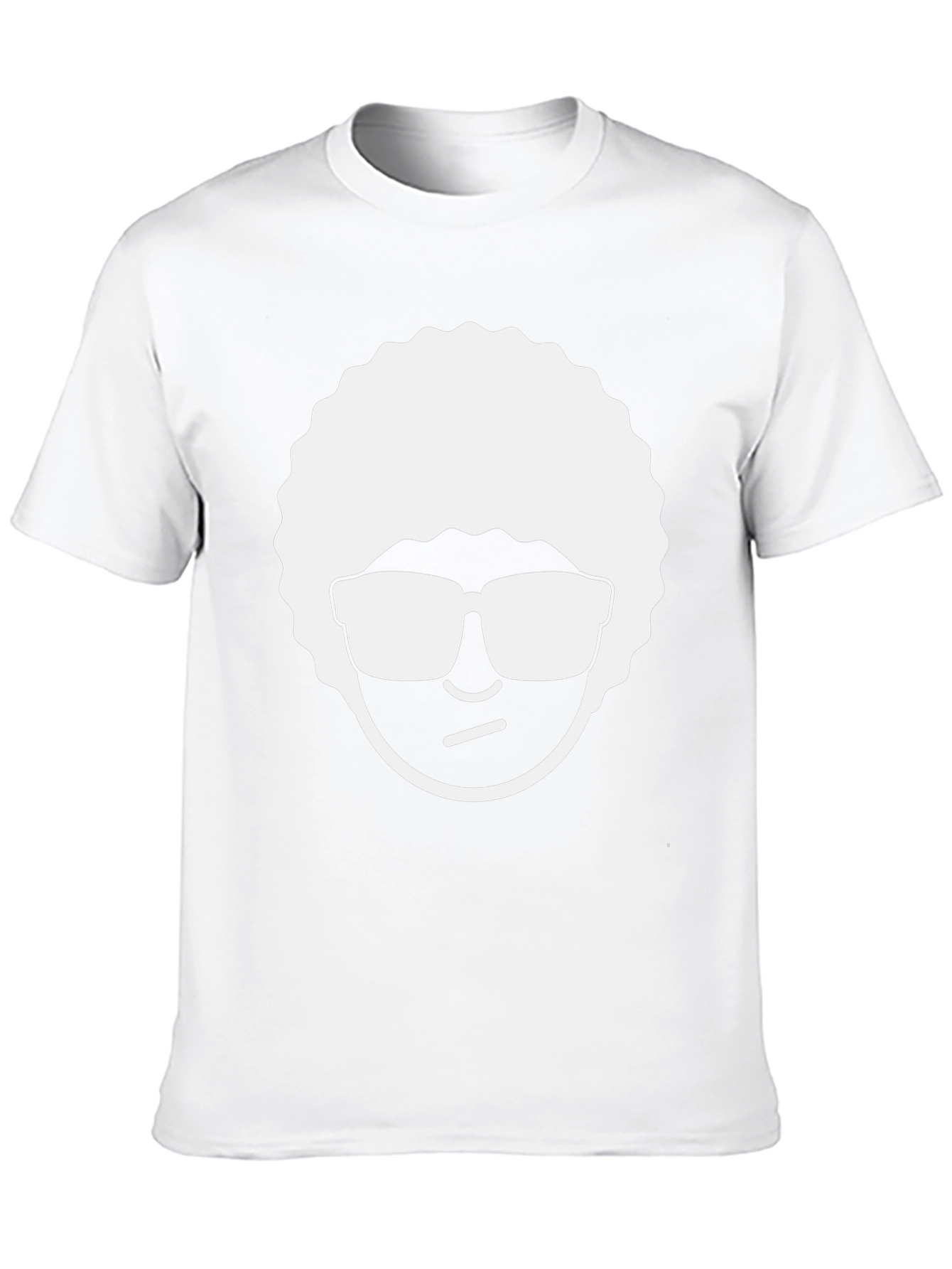 Cool Character Tee: Black Cotton Graphic T-Shirt