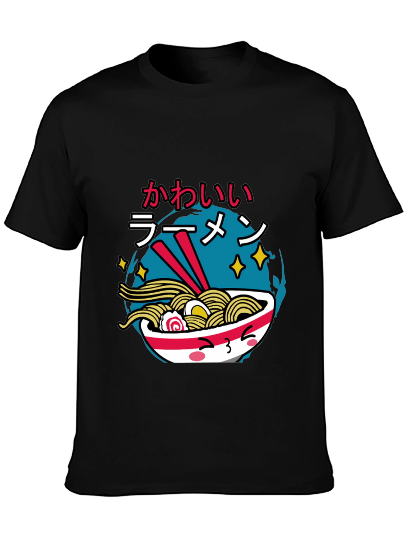 Kawaii Ramen T-Shirt - Cute Japanese Noodle Bowl Tee