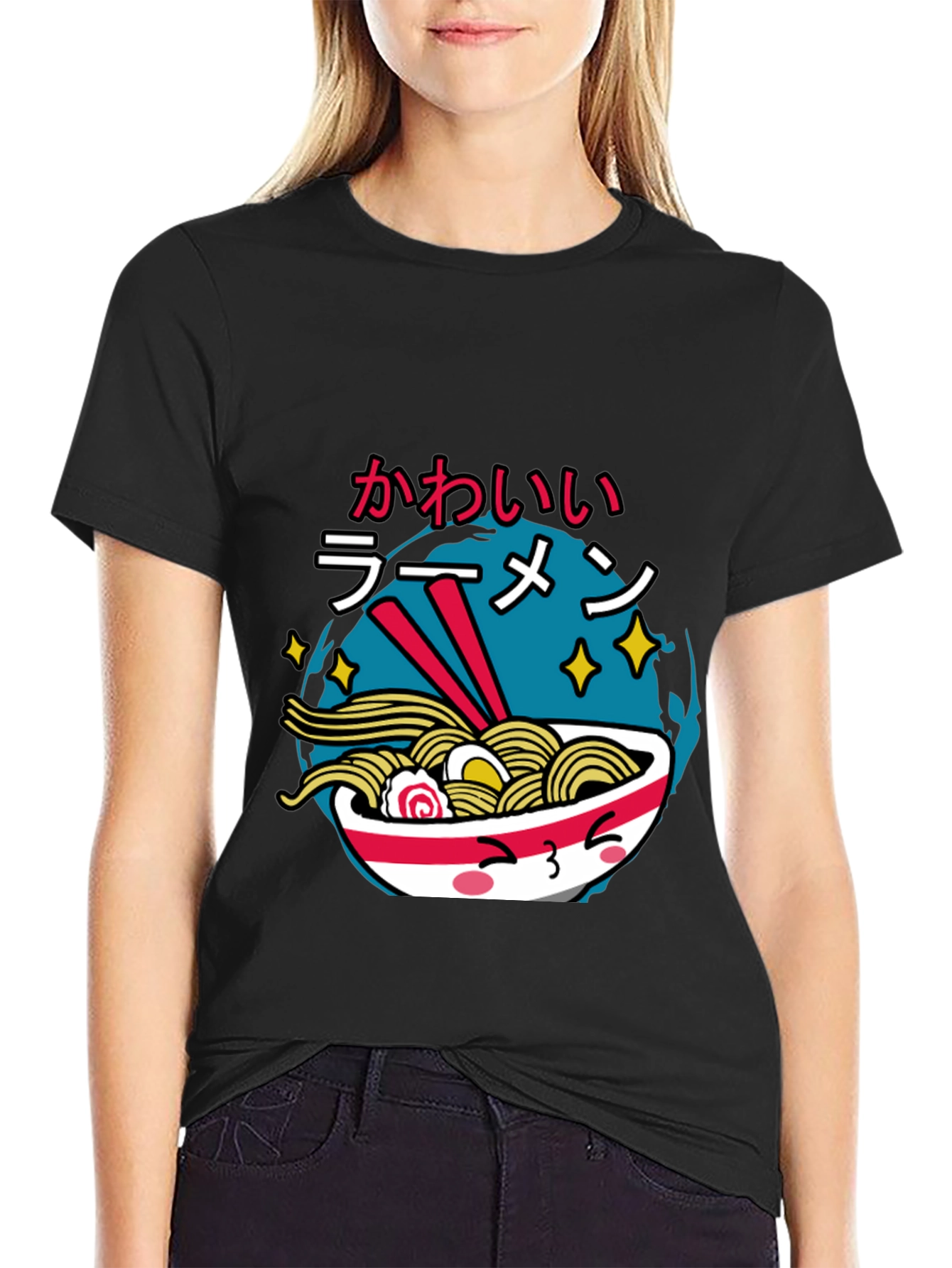 Kawaii Ramen T-Shirt - Cute Japanese Noodle Bowl Tee