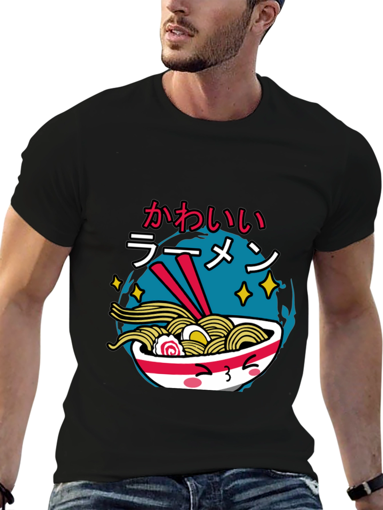 Kawaii Ramen T-Shirt - Cute Japanese Noodle Bowl Tee