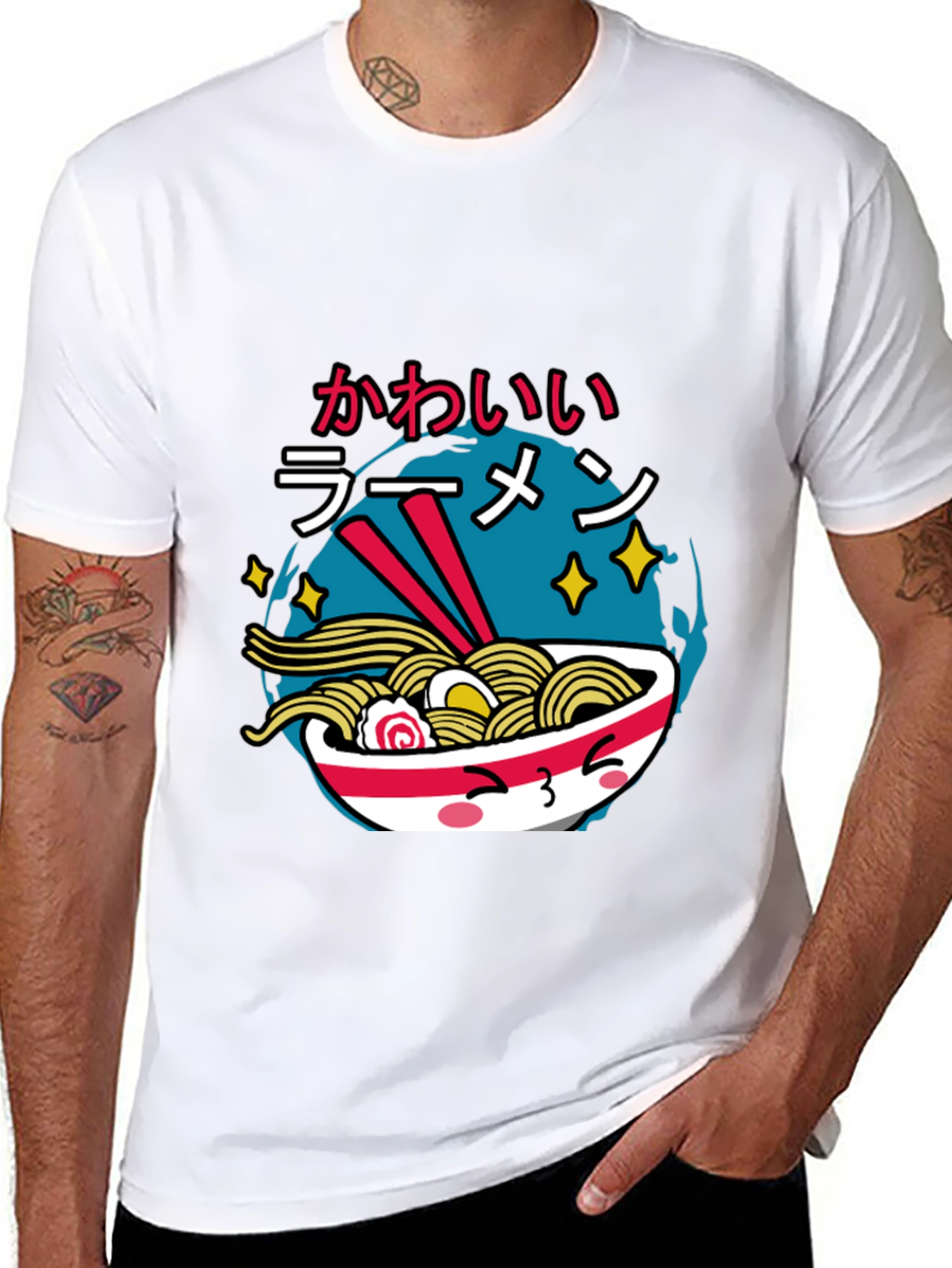 Kawaii Ramen T-Shirt - Cute Japanese Noodle Bowl Tee