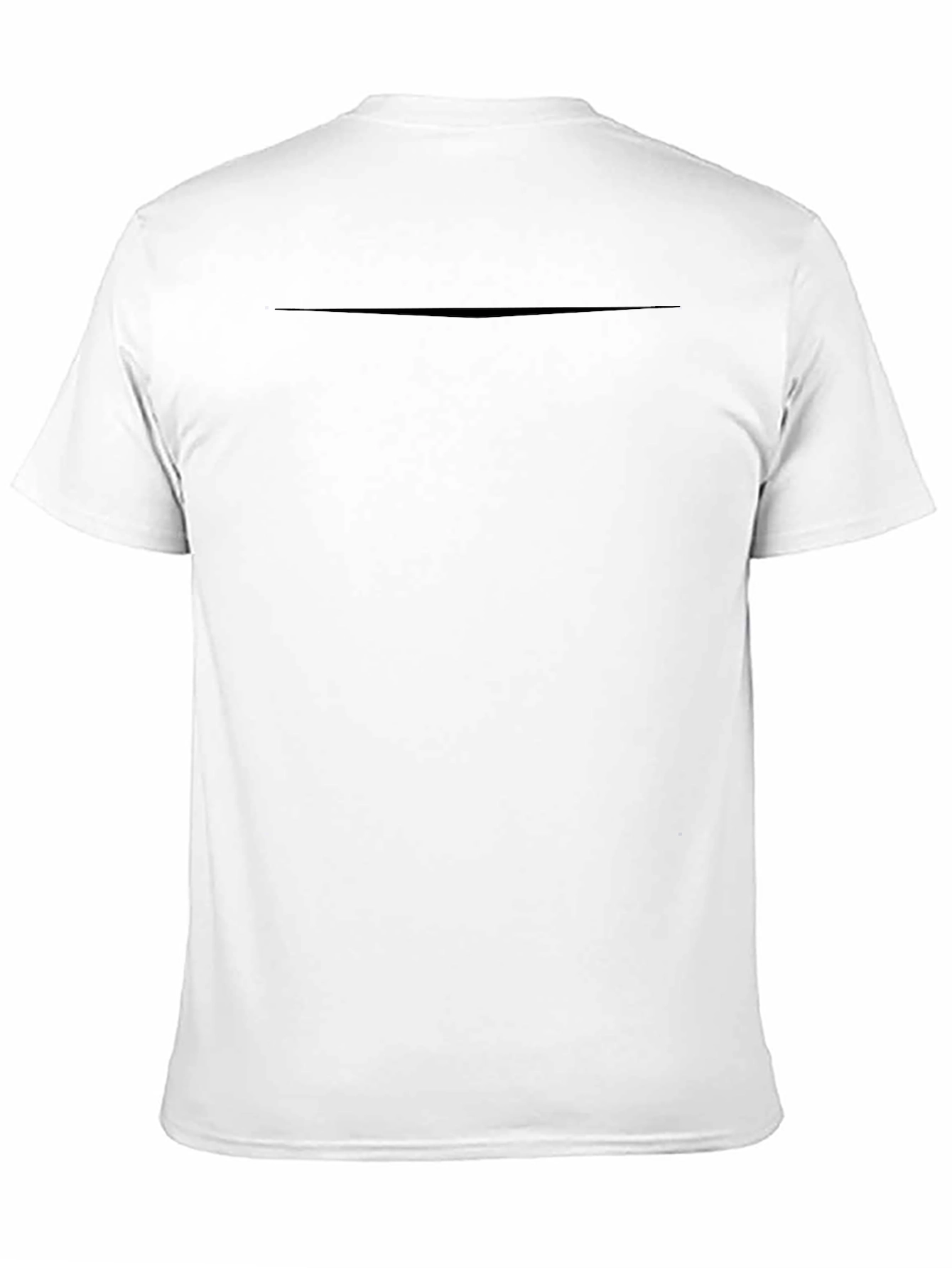 Mens Black Crew Neck Short Sleeve T-Shirt
