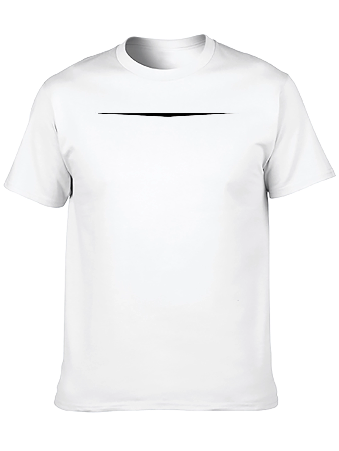 Mens Black Crew Neck Short Sleeve T-Shirt