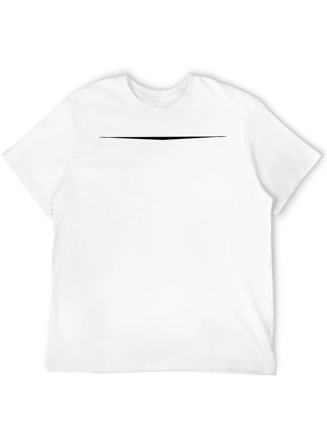 Mens Black Crew Neck Short Sleeve T-Shirt