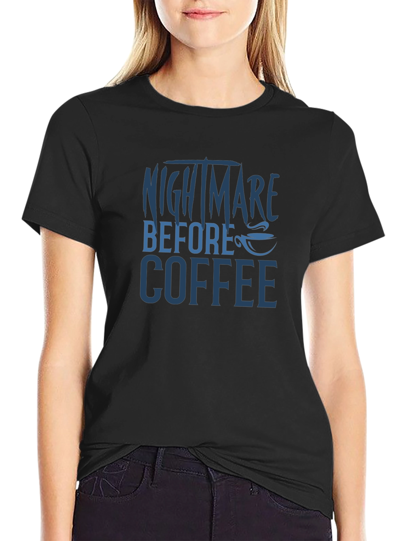 Nightmare Before Coffee Graphic T-Shirt