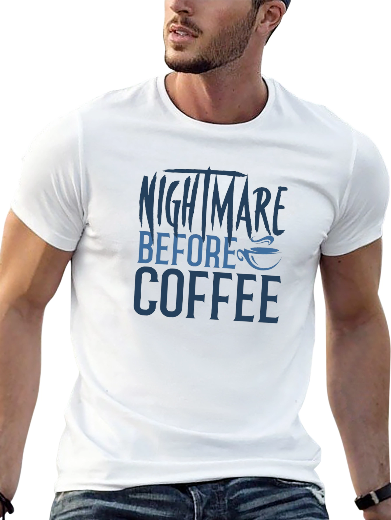 Nightmare Before Coffee Graphic T-Shirt
