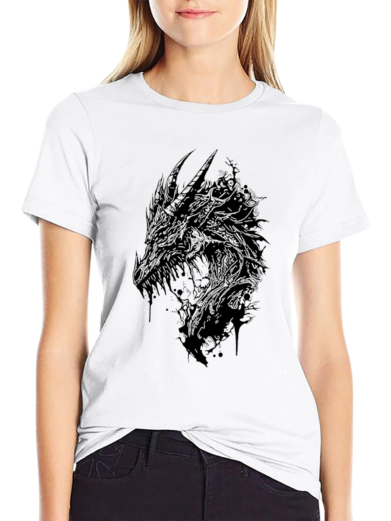 Dragon Graphic Black T-Shirt
