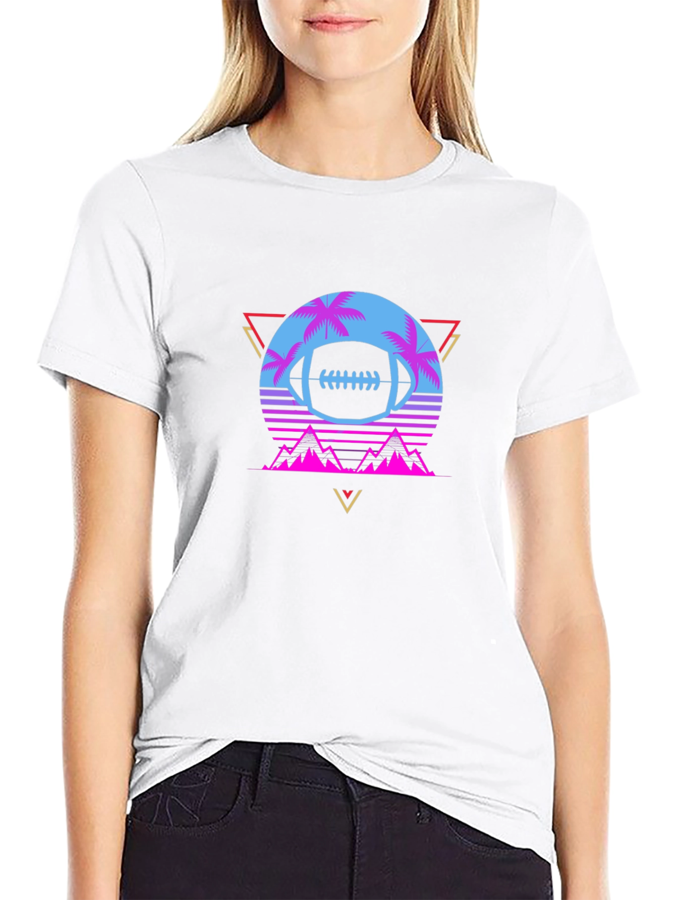 Retro Football Graphic Tee
