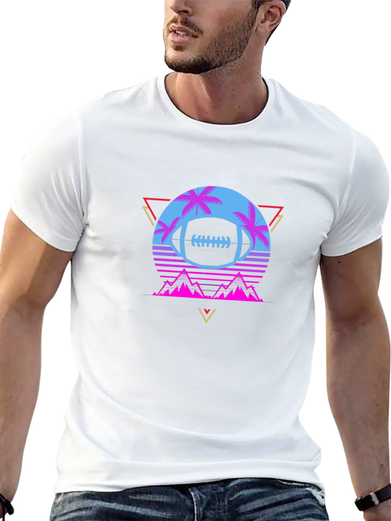 Retro Football Graphic Tee