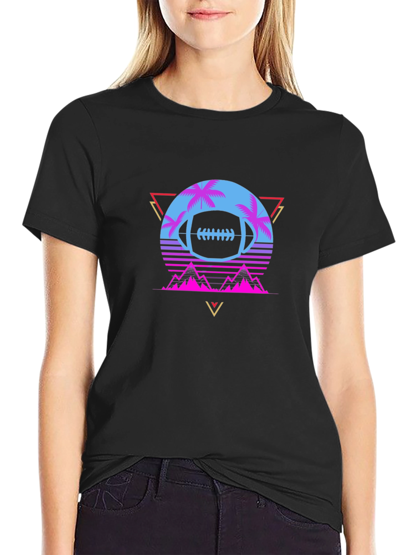 Retro Football Graphic Tee