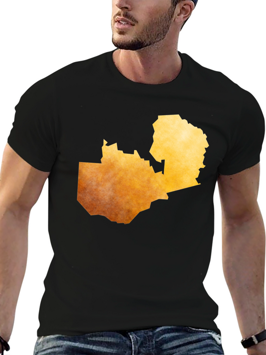 Zambia Map T-Shirt - Unique African Country Design