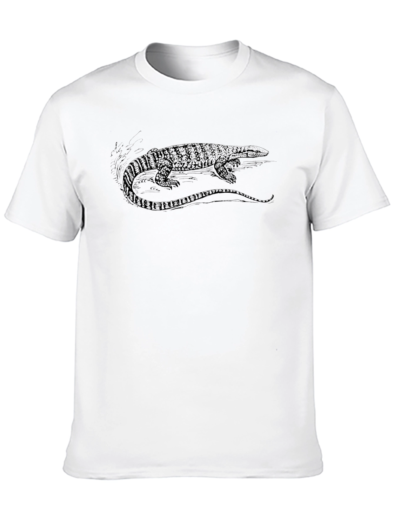 Lizard Graphic Black T-Shirt