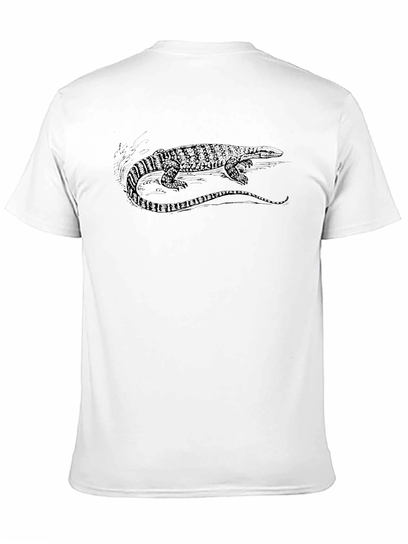 Lizard Graphic Black T-Shirt