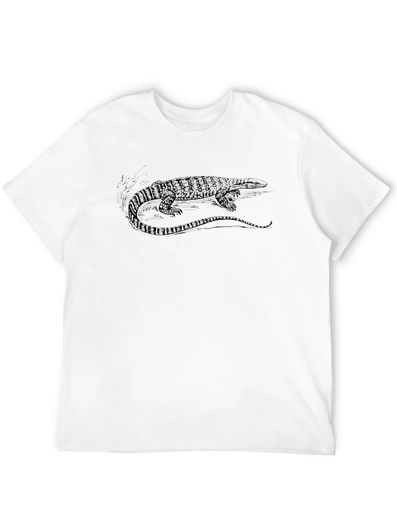Lizard Graphic Black T-Shirt
