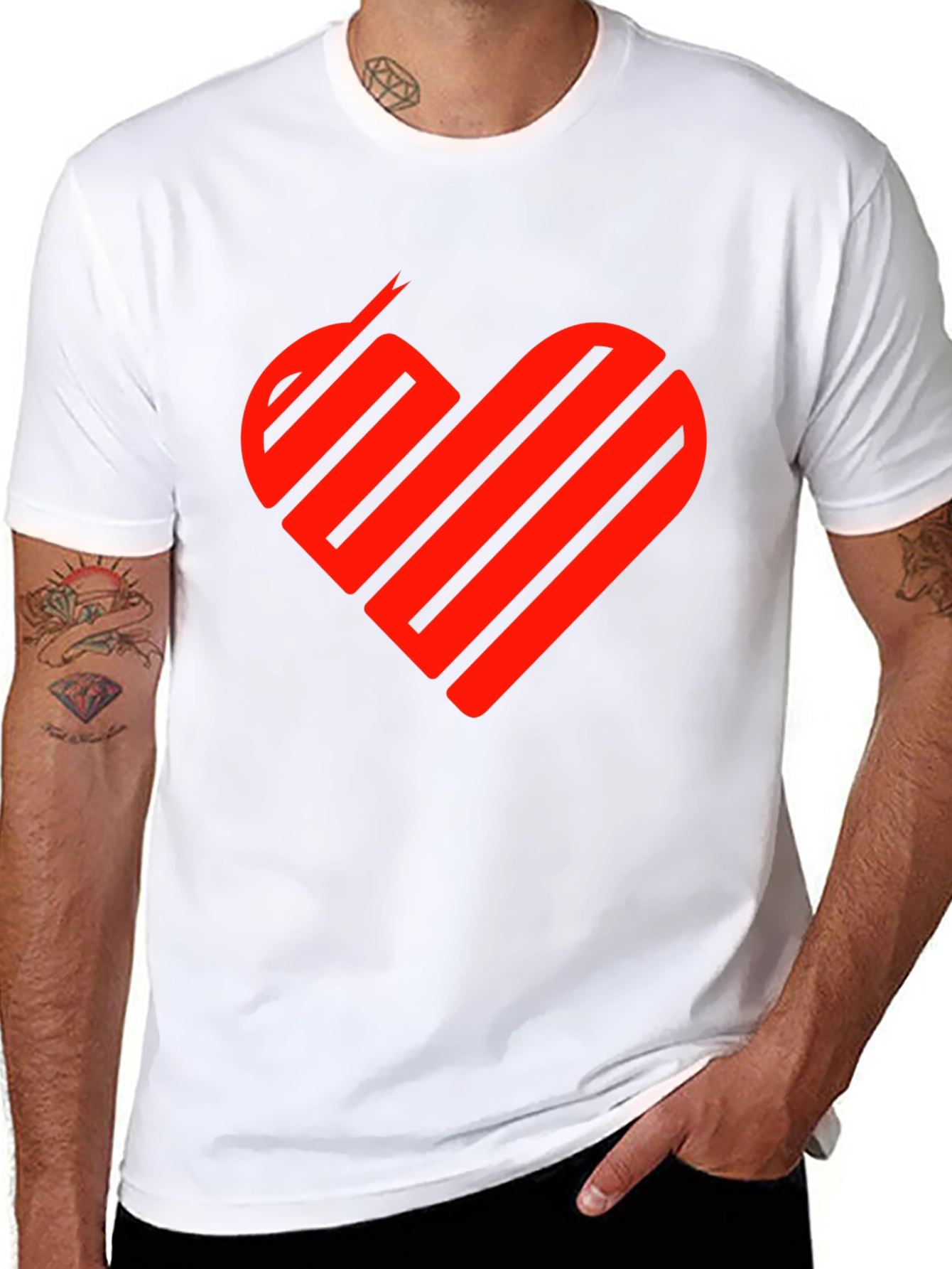 Heart Snake Graphic Tee