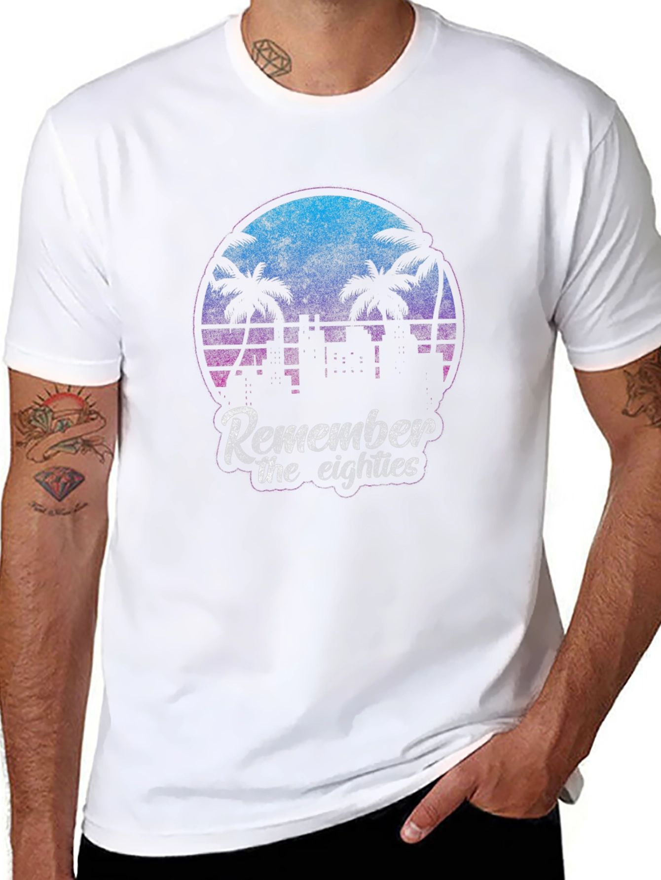 Retro 80s Remember the Eighties Graphic Tee