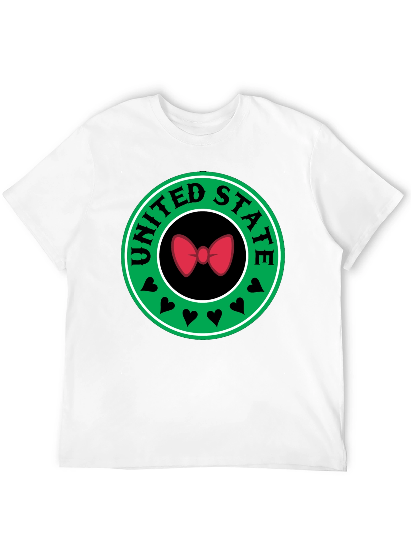 United States Bow Tie Black T-Shirt