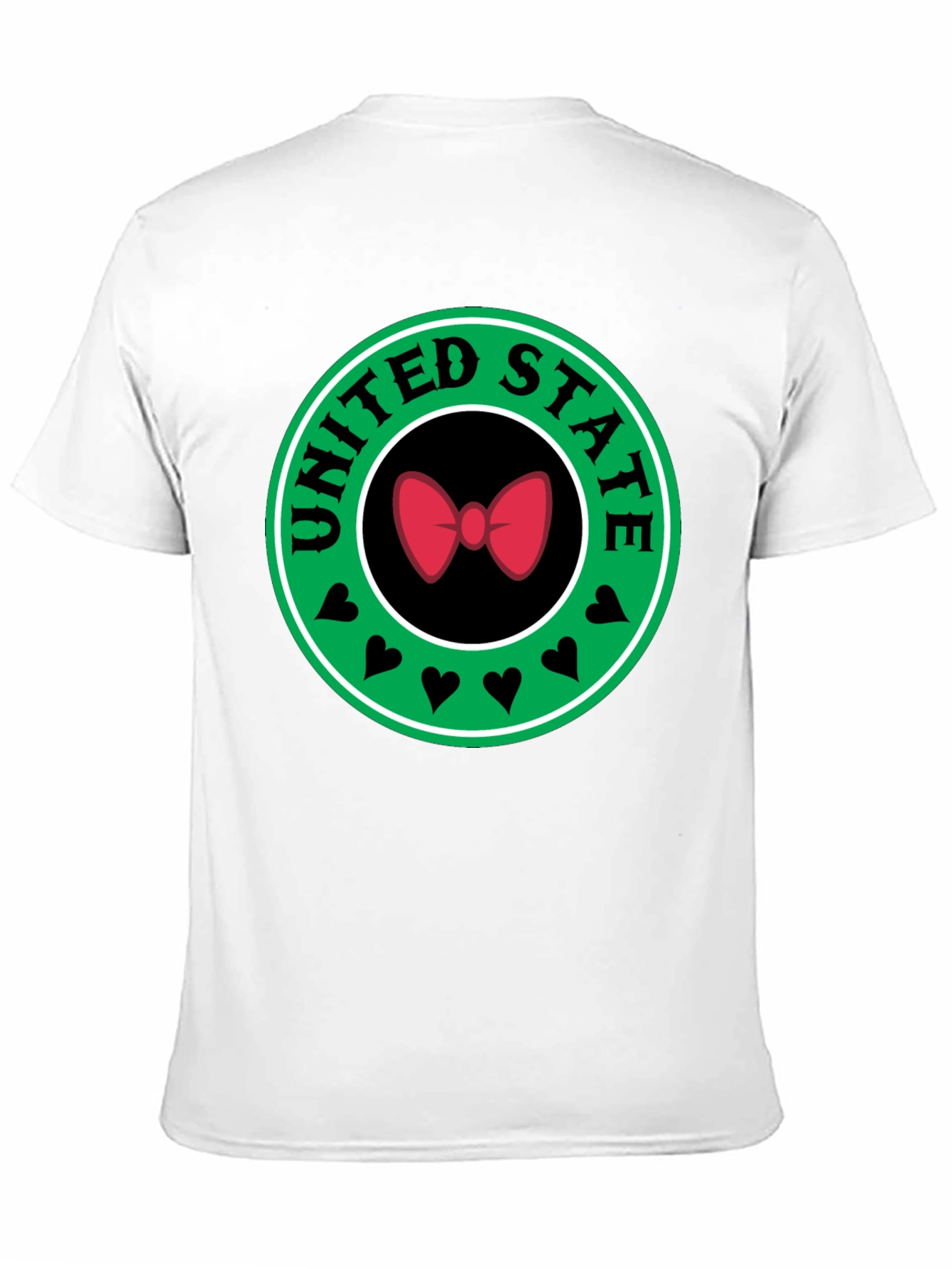 United States Bow Tie Black T-Shirt