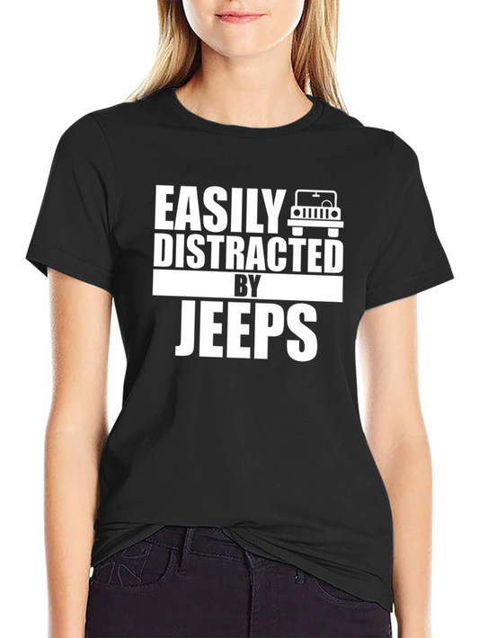Easily Distracted by Jeeps Graphic Tee