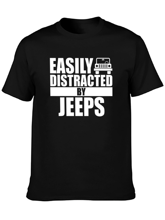 Easily Distracted by Jeeps Graphic Tee